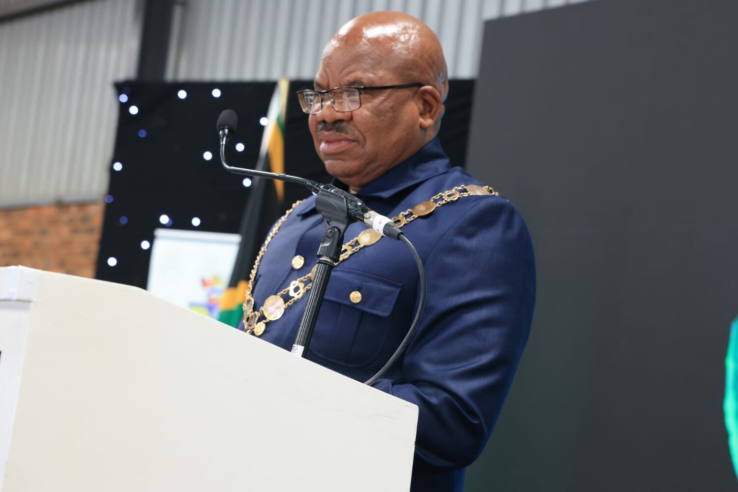 Victor Khanye Mayor Buda delivers the State of the Municipality Address (SOMA)